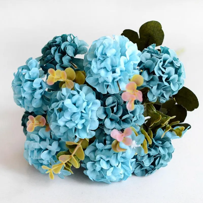 10 Head Artificial Ball Chrysanthemum Silk Flower