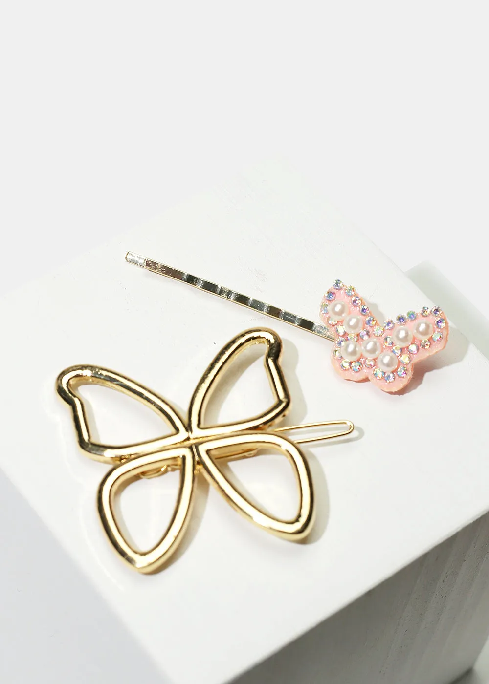 2-Piece Butterfly Hairpins