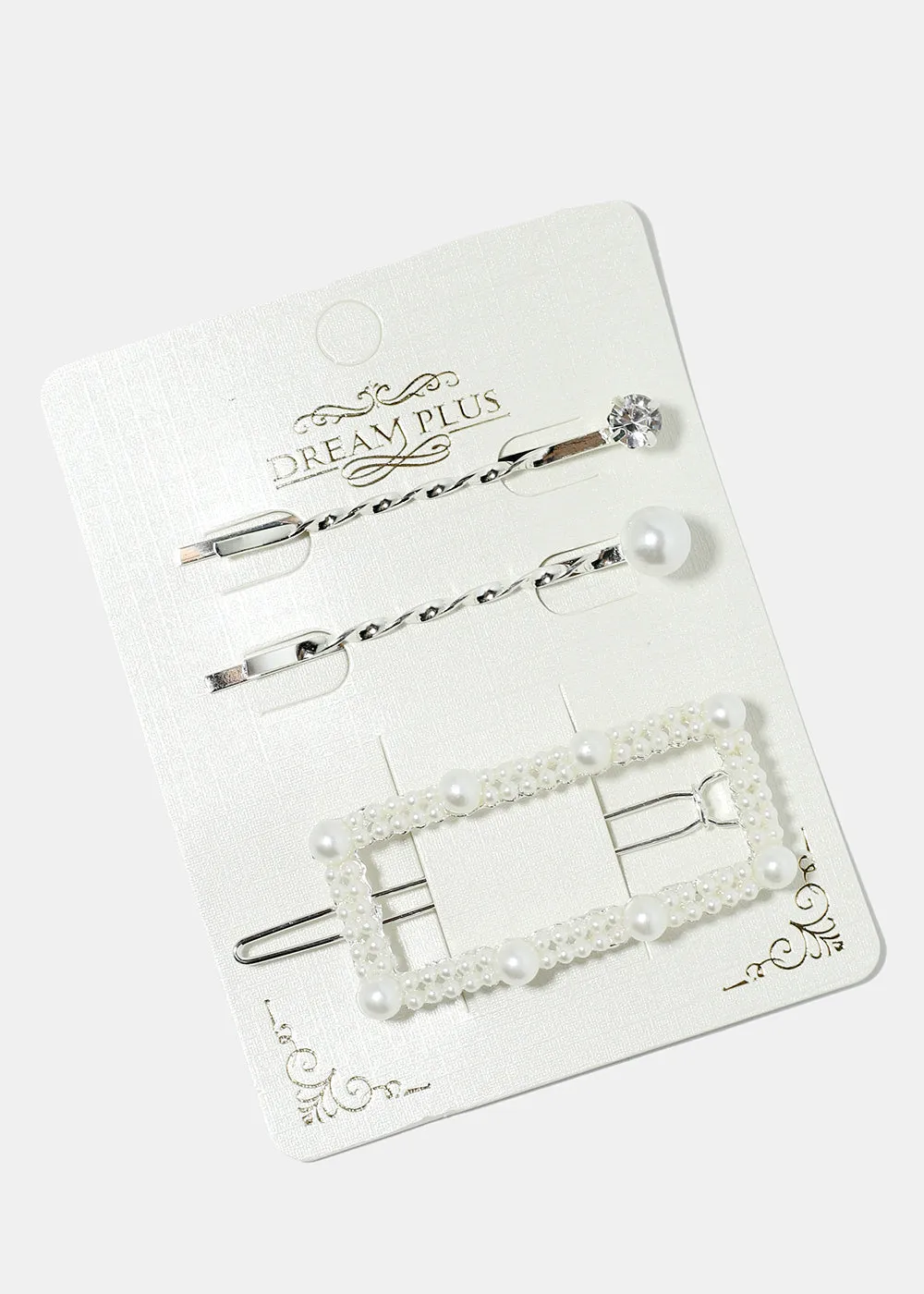 3-Piece Rectangle Hair Pins