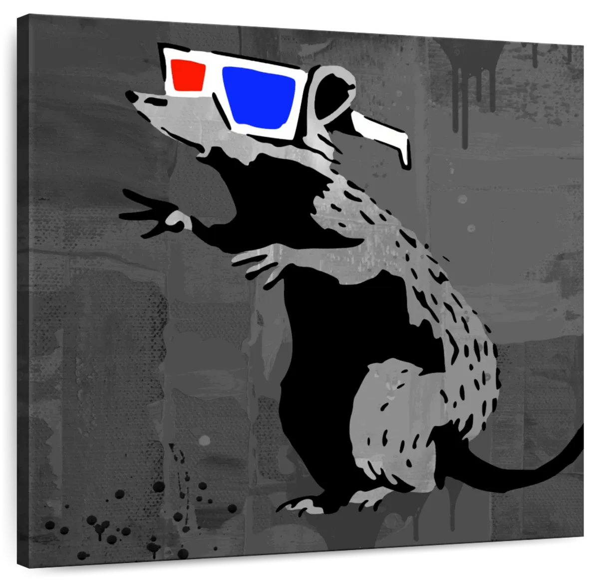 3D Rat Wall Art