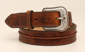 ARIAT BROWN MENS WESTERN BELT