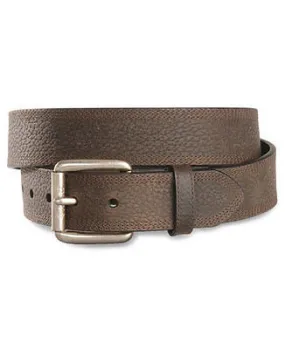 Ariat Men's Triple Row Stitch Leather Belt-Brown