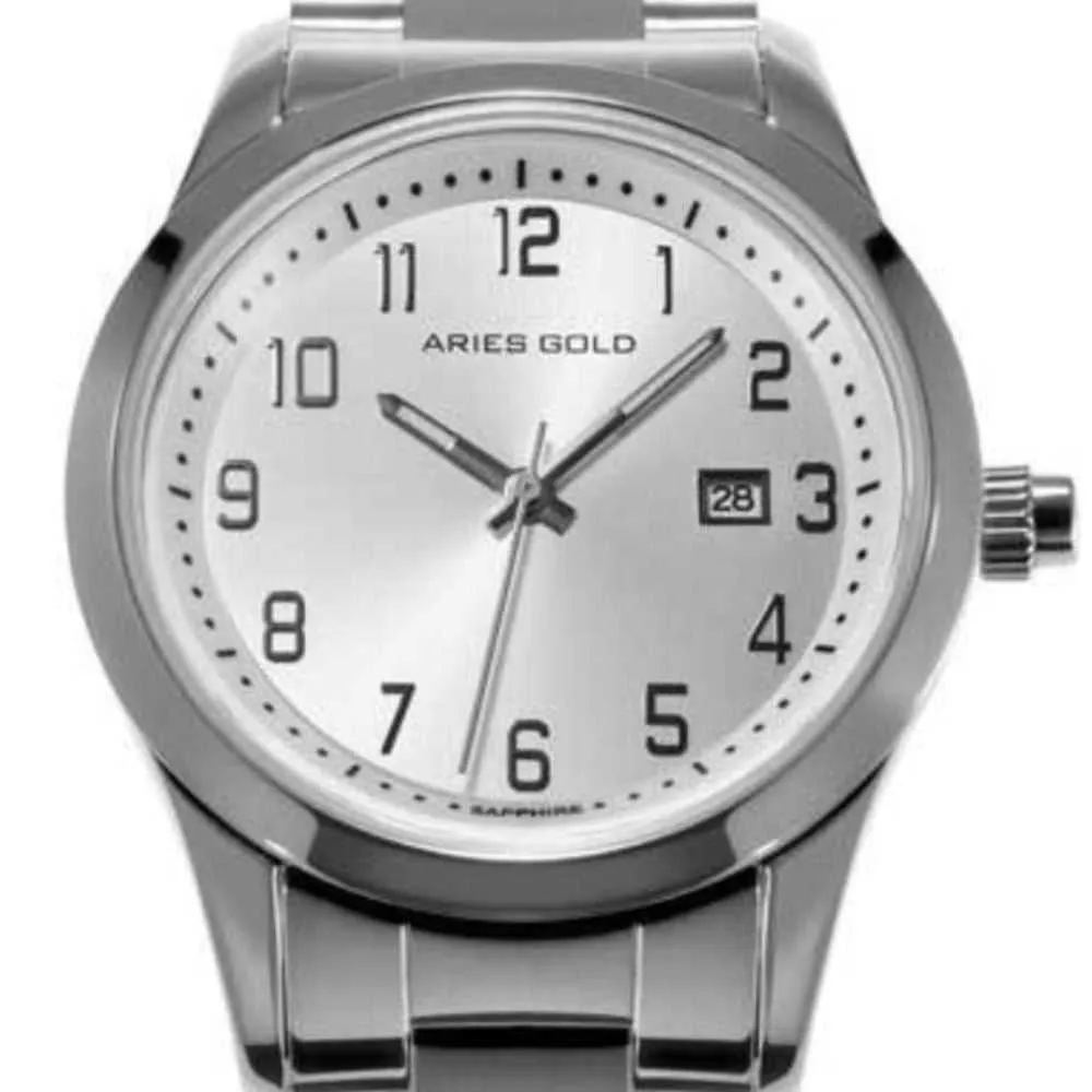 ARIES GOLD URBAN CLASSIC SILVER STAINLESS STEEL L 120 S-NUM WOMEN'S WATCH