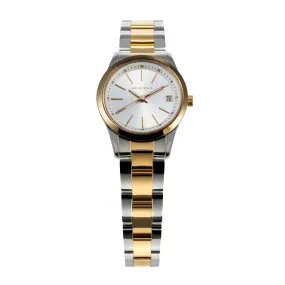 ARIES GOLD URBAN CLASSIC TWO TONE GOLD STAINLESS STEEL L 120 2TG-SD WOMEN'S WATCH