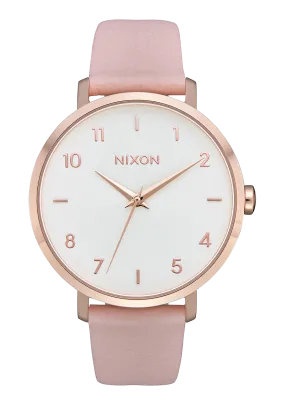 Arrow Leather - Rose Gold / Light Pink