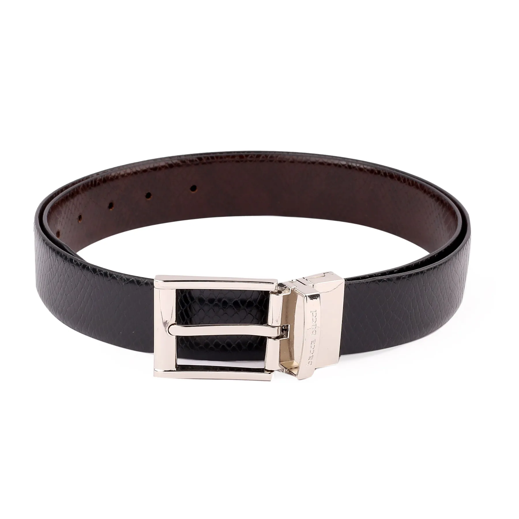 Bacca Bucci Auto reversible dress belt with Genuine Leather