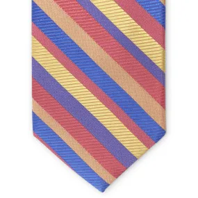 Bespoke Hagen Stripe: Tie - Red