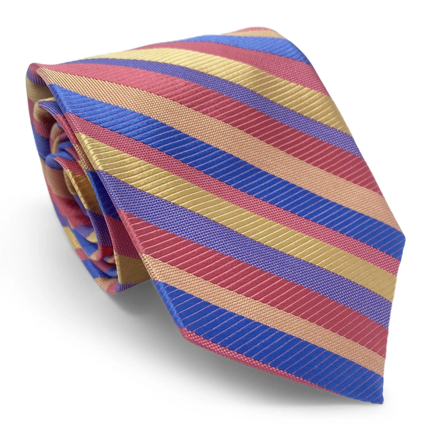 Bespoke Hagen Stripe: Tie - Red