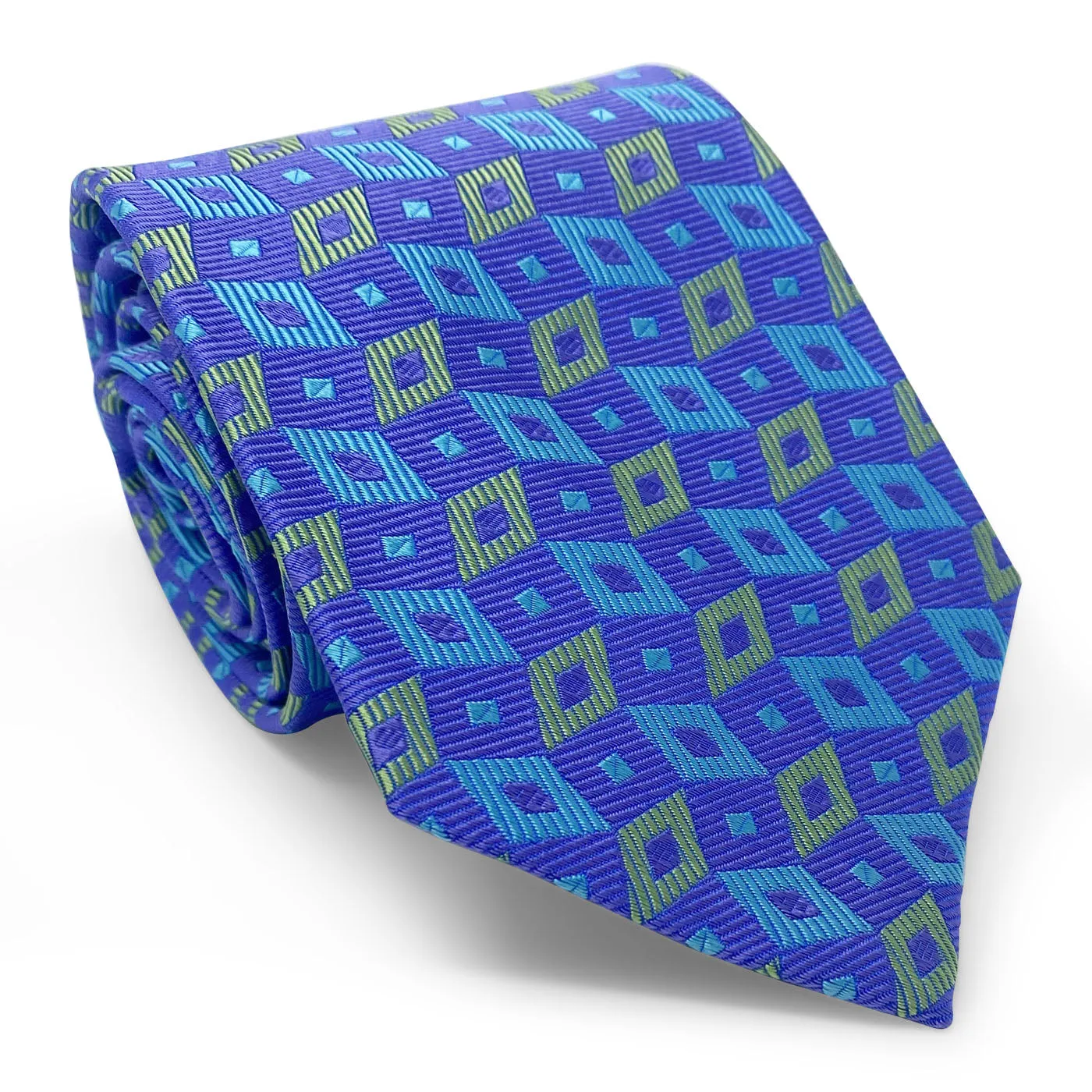 Bespoke Rhombus: Tie - Purple