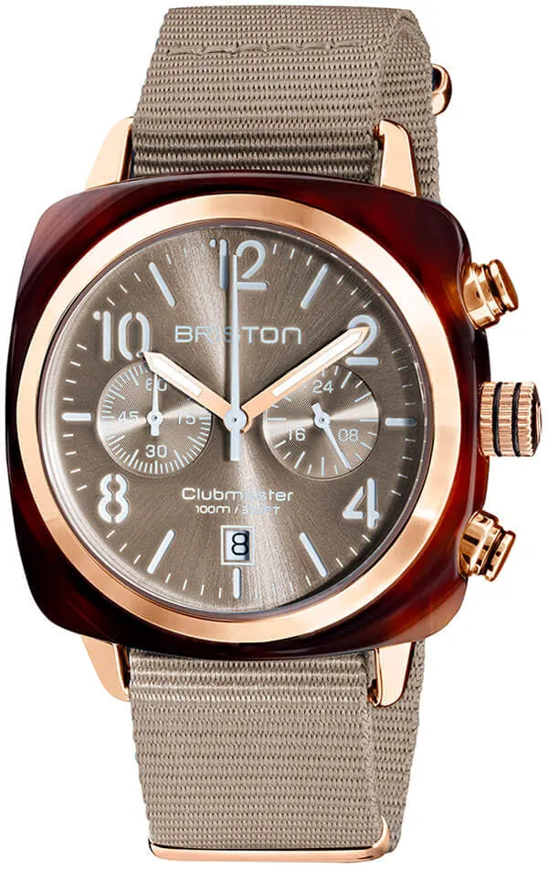 BRIS Watch Clubmaster Classic Acetate Gold