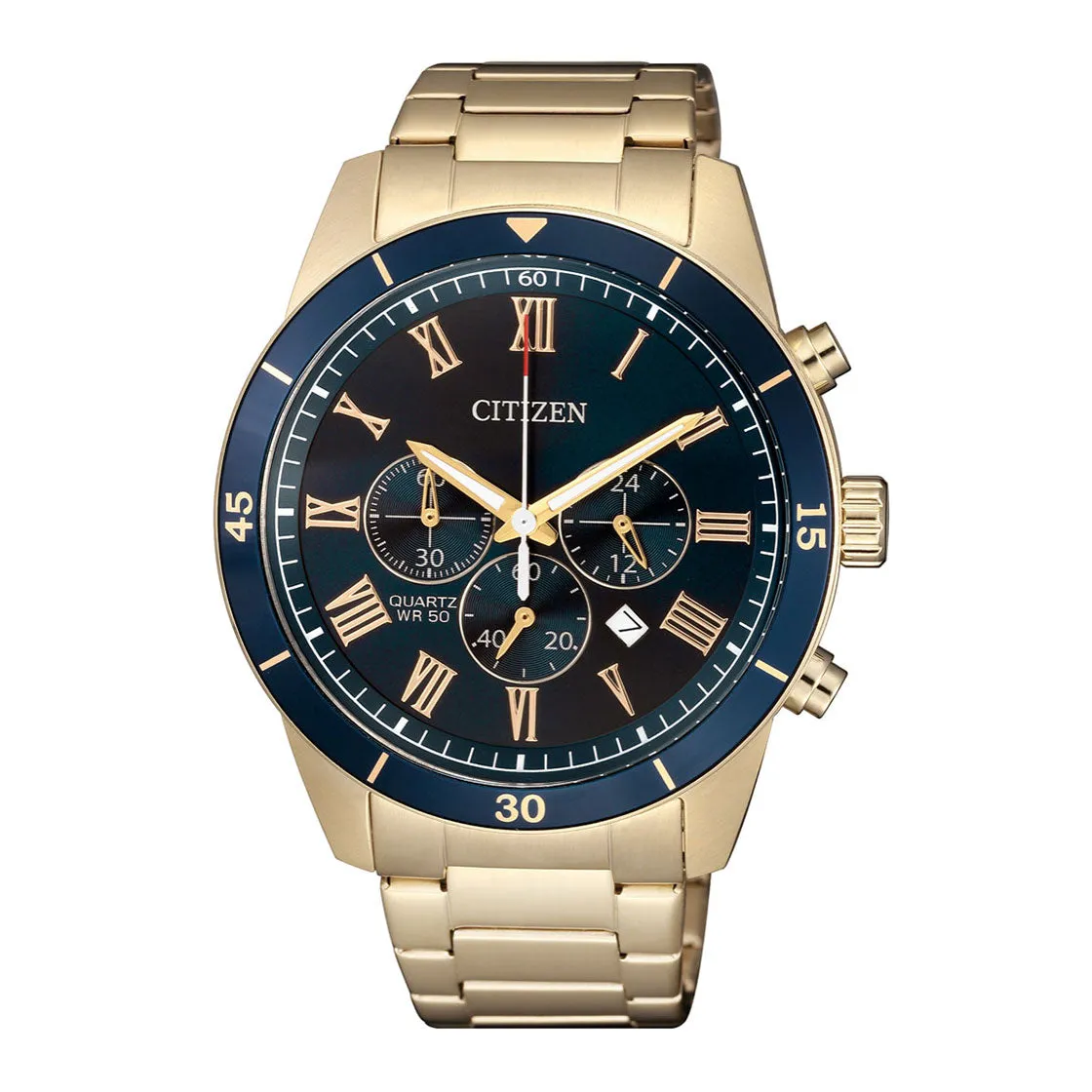 CITIZEN QUARTZ -AN8169-58L-CHRONOGRAPH