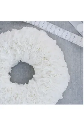 Coffee Filter Wreath