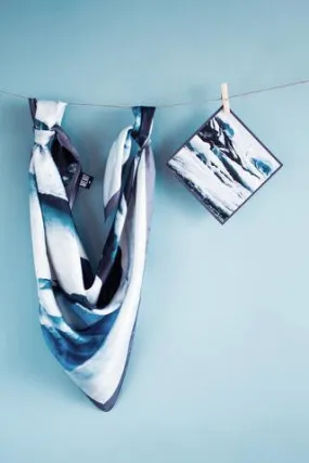 Glacier Lagoon Silk Scarf