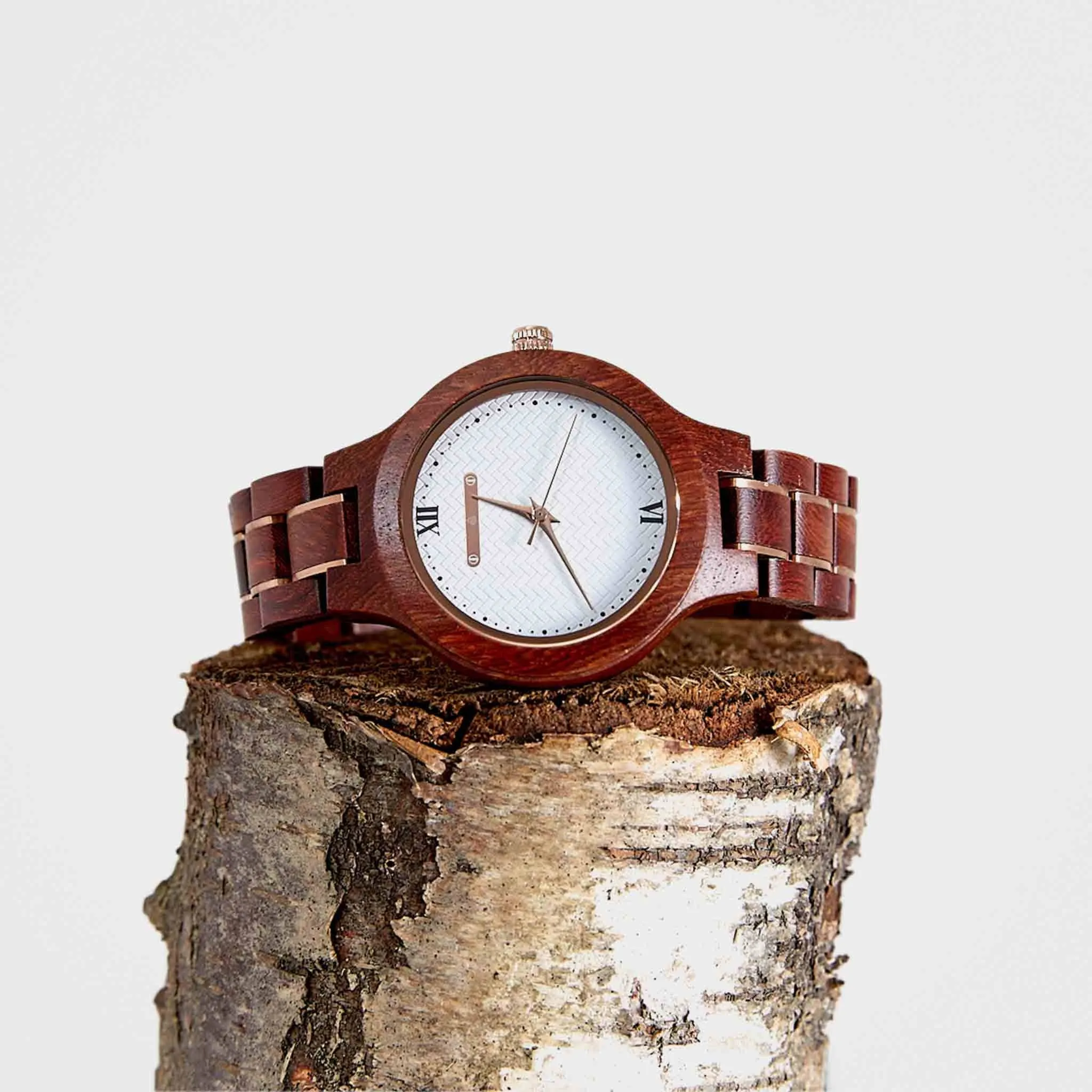 Handmade Wooden Wristwatch For Women: The Magnolia