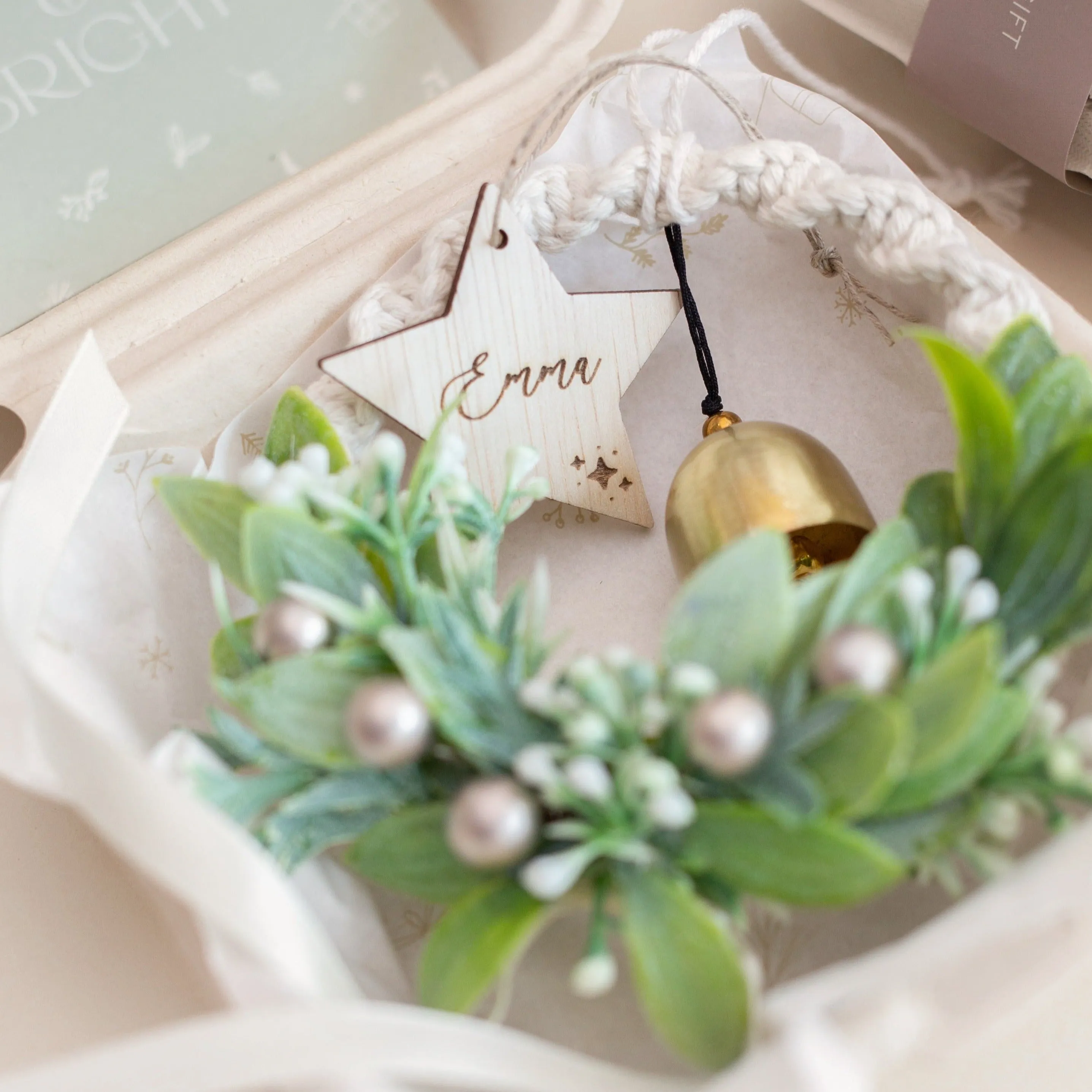 Ivory Springtime Bento Wreath