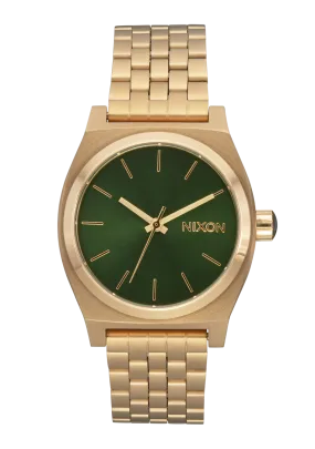 Medium Time Teller - Gold / Green Sunray