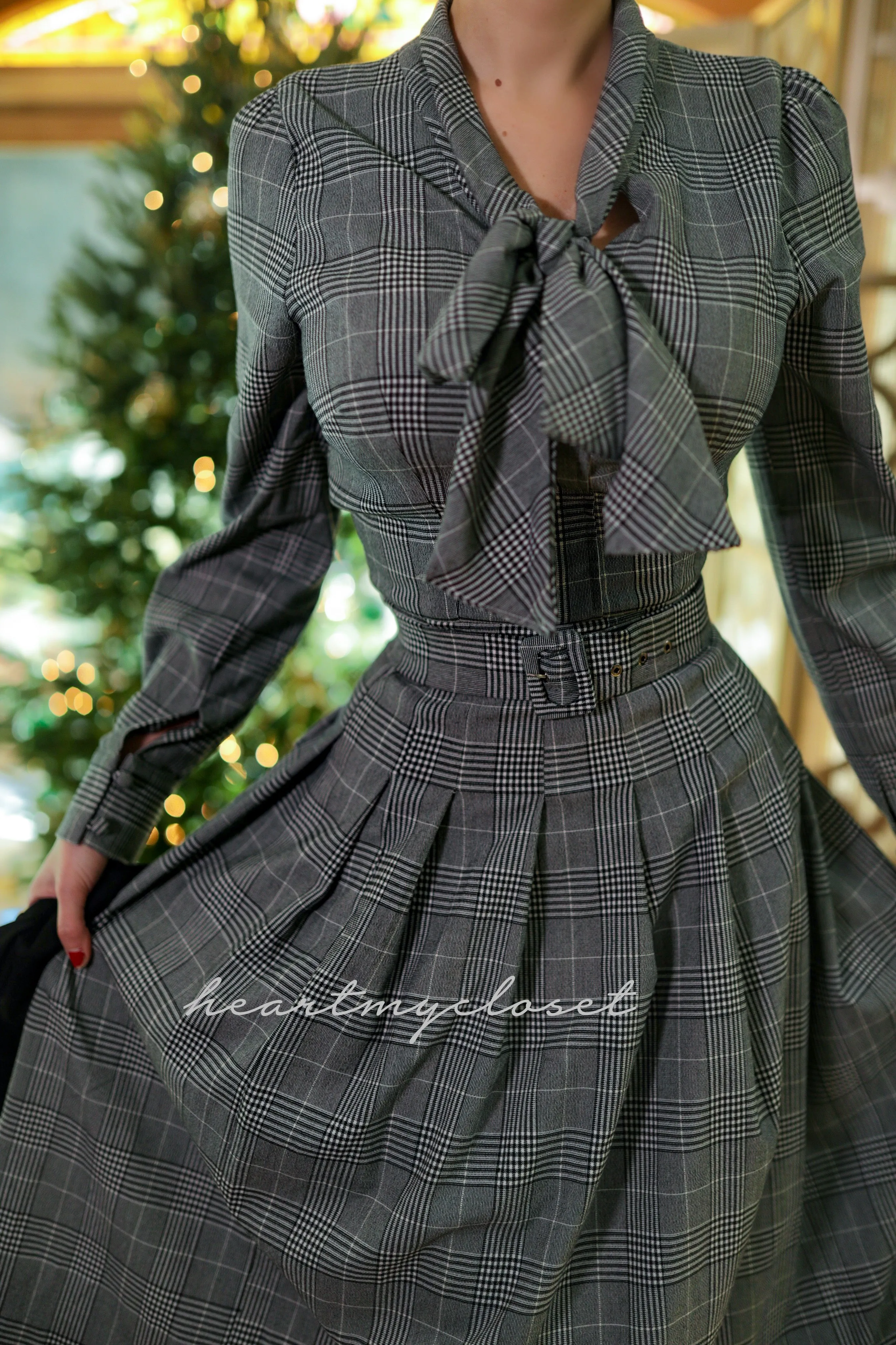 Plaid dress - Kate Middleton inspired