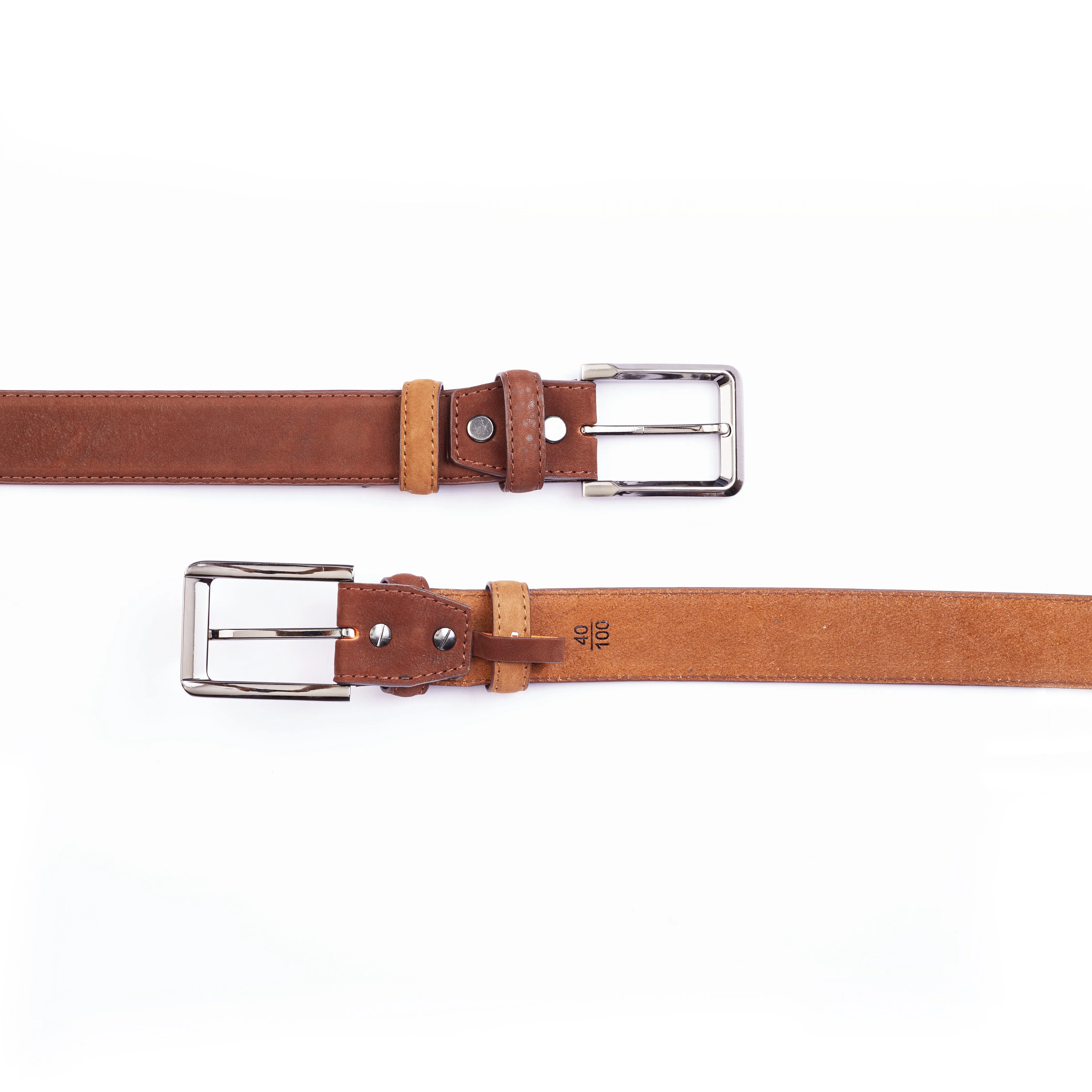 RL Nubuck Leather Formal Mens Belt