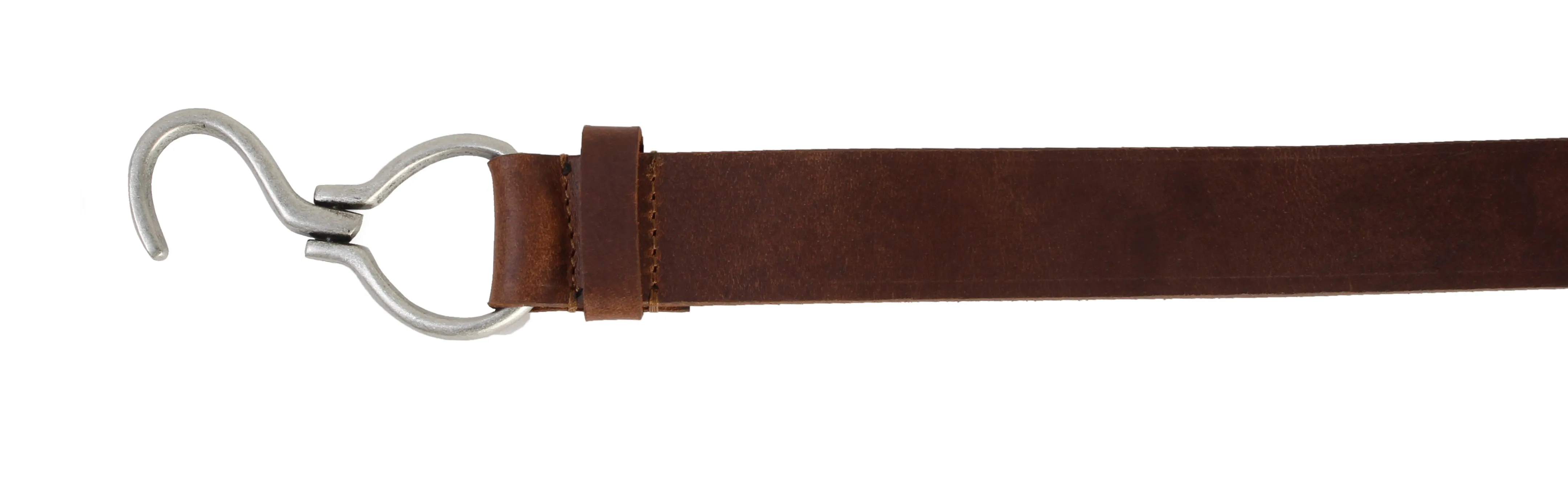 RL S Buckle Leather Mens Belt