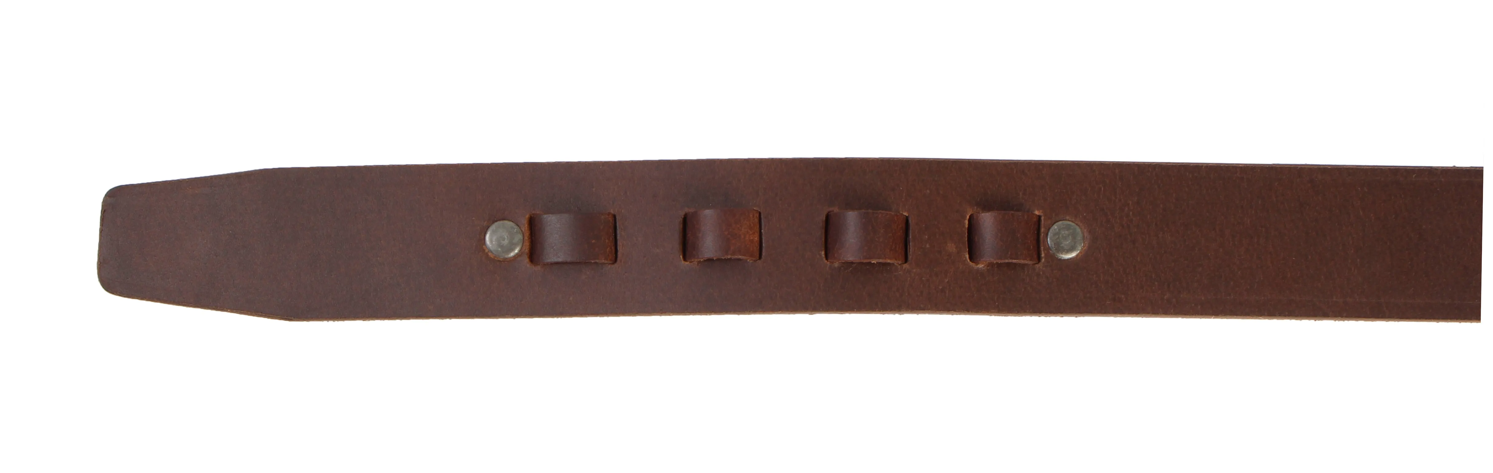 RL S Buckle Leather Mens Belt